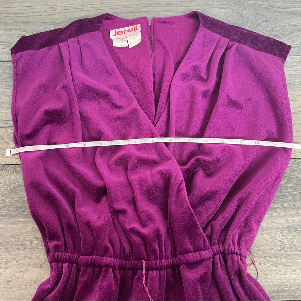 Vintage Velour Jumpsuit by Jerell of Texas SOLD - Picture 4 of 7